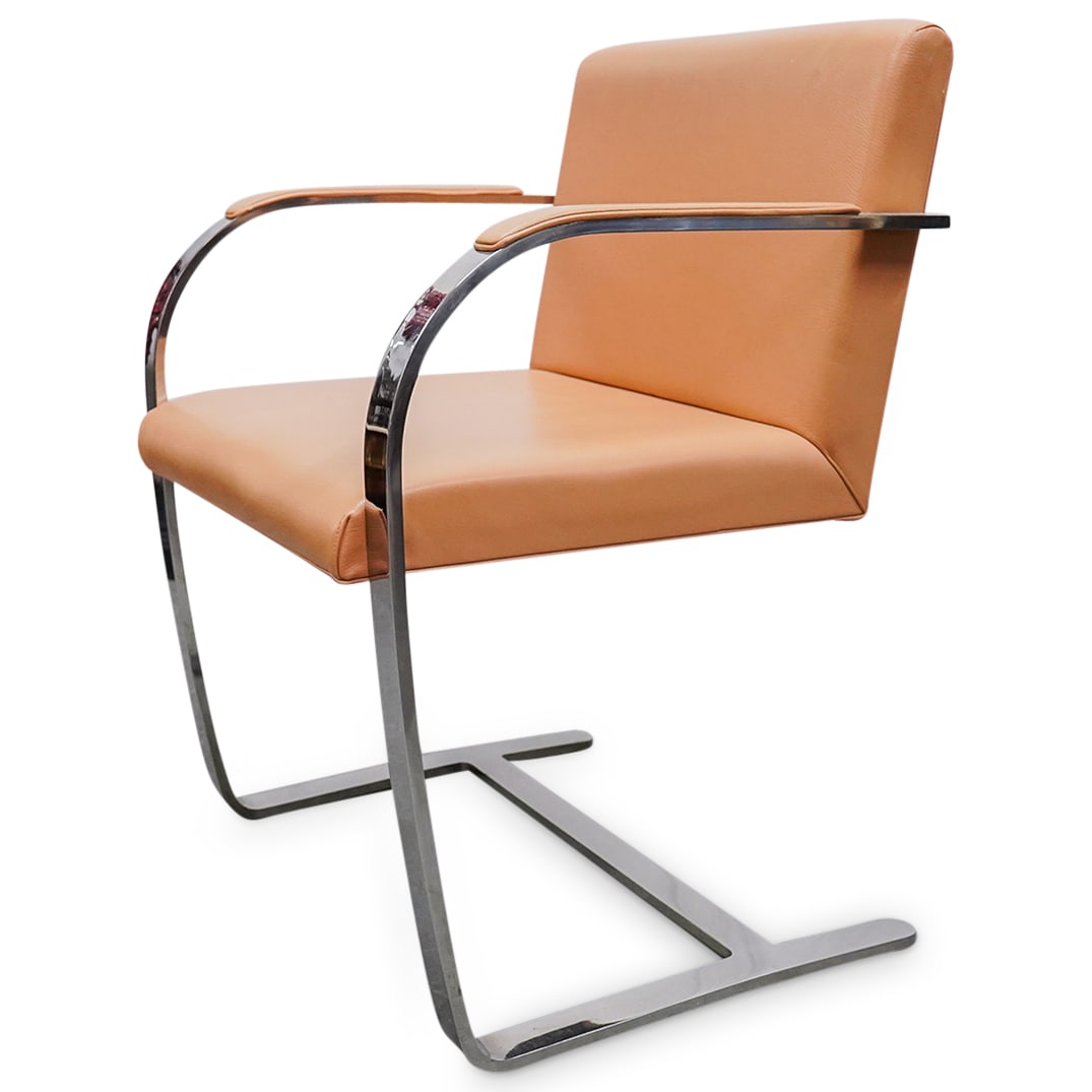 Mid Century Chrome And Leather Chair (1 of 10)
