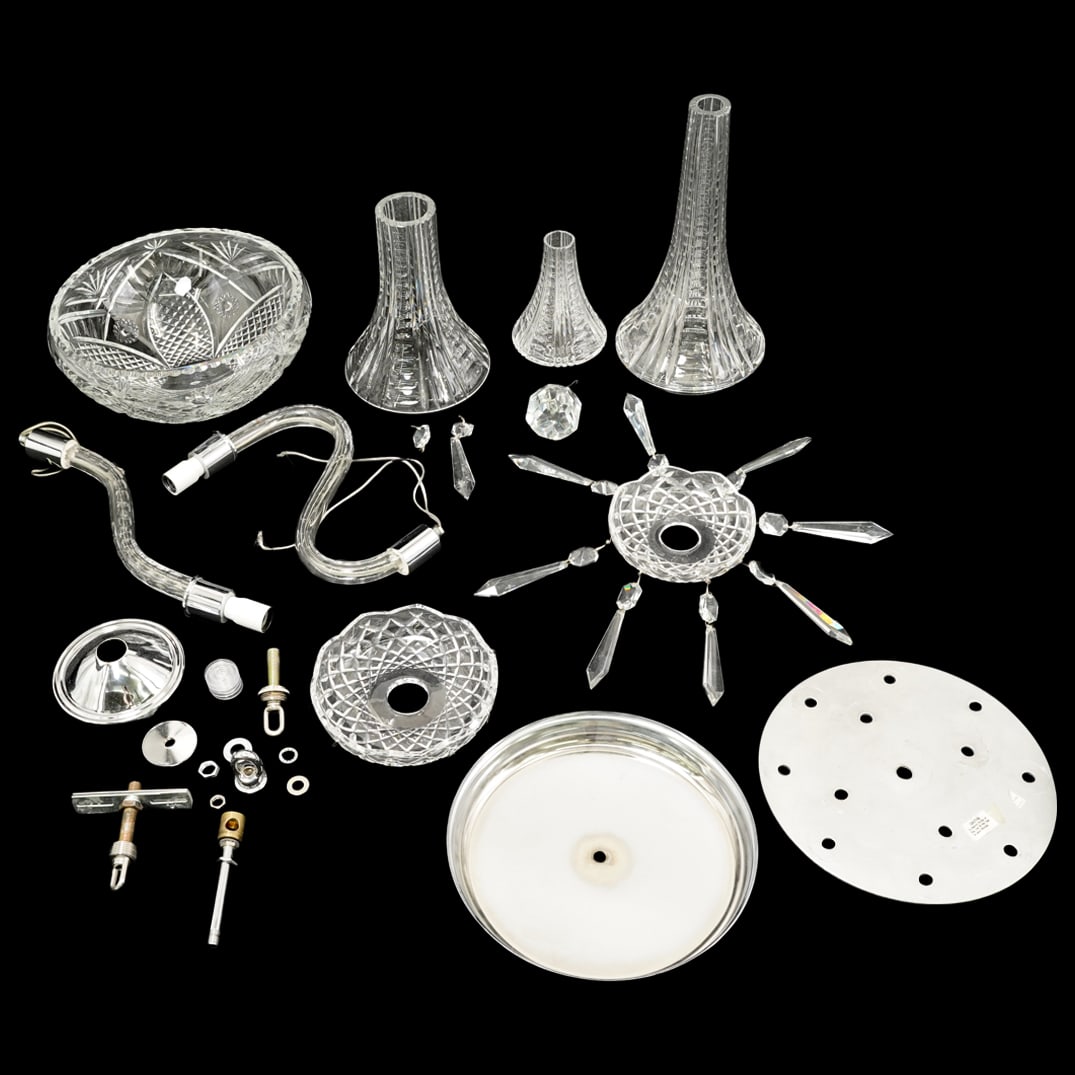 Assortment Of Waterford Crystal Chandelier Parts (1 of 19)