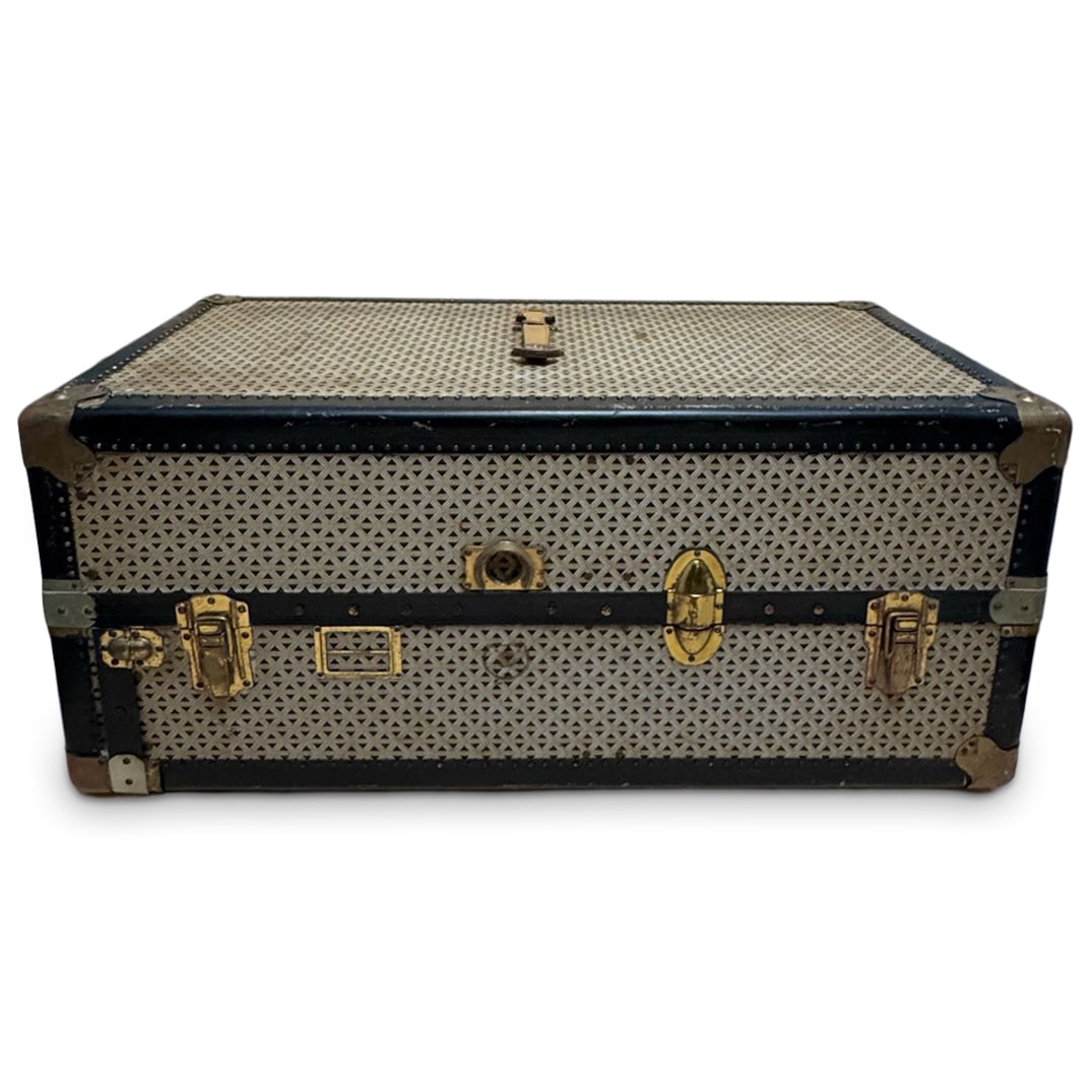Vintage Goyard Canvas Wardrobe Trunk
