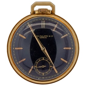 Patek Phillippe 18k Gold Pocket Watch