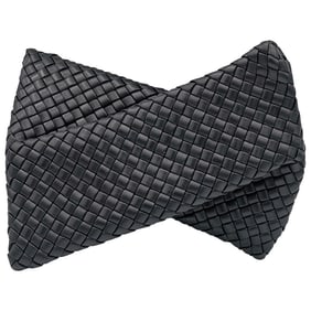 Bottega Veneta Lambskin Criss Cross Clutch