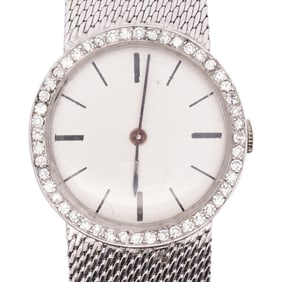 Vintage Clairmont 18k Gold and Diamond Watch w/ Tiffany Bracelet