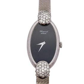 Chopard 18k White Gold and Diamond Ladies Watch