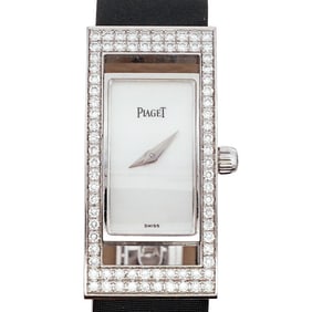 Piaget 18k White Gold and Diamond Watch