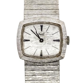 Vintage Piaget 14k White Gold Watch