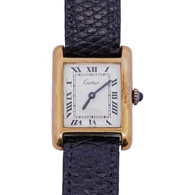 Cartier Tank Must de Cartier Gold Plated Watch