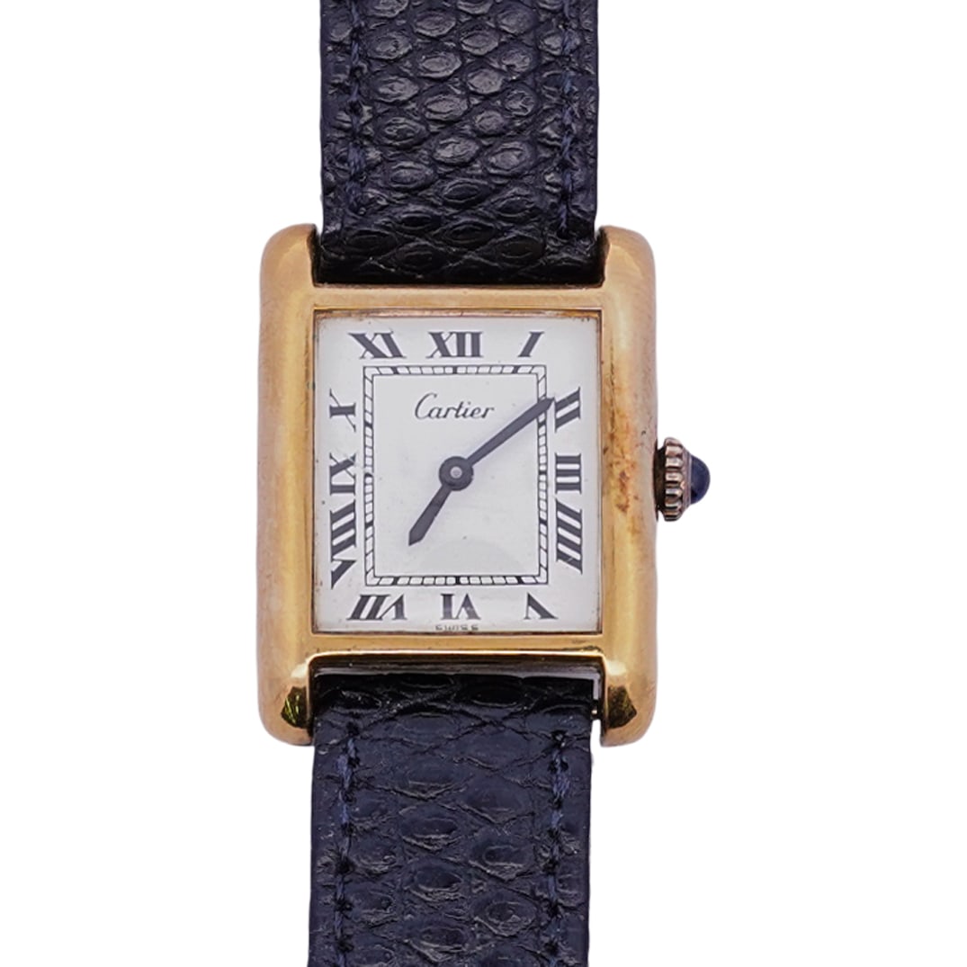 Cartier Tank Must de Cartier Gold Plated Watch (1 of 5)