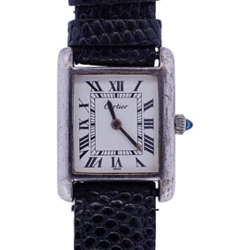 Cartier Tank Must de Cartier Sterling Silver Watch