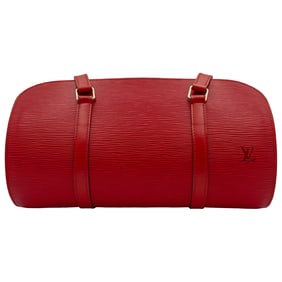 Louis Vuitton Epi Soufflot Castillan Red