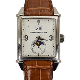 Girard Perregaux Vintage 1945 18k White Gold Watch