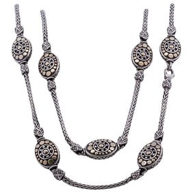 John Hardy Sterling Silver & 18k Gold Jaisalmer Necklace