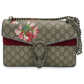 Gucci Supreme Monogram Blooms Dionysus Bag