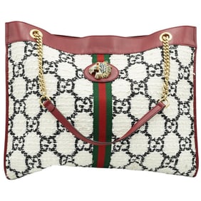Gucci Tweed Monogram Large Rajah Tote