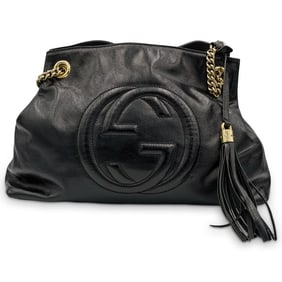 Gucci Patent Soho Chain Shoulder Bag