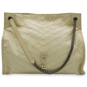 Saint Laurent Matelasse Niki Shopper Tote