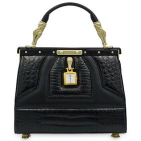 Kieselstein-Cord Alligator Trophy Bag In Croc