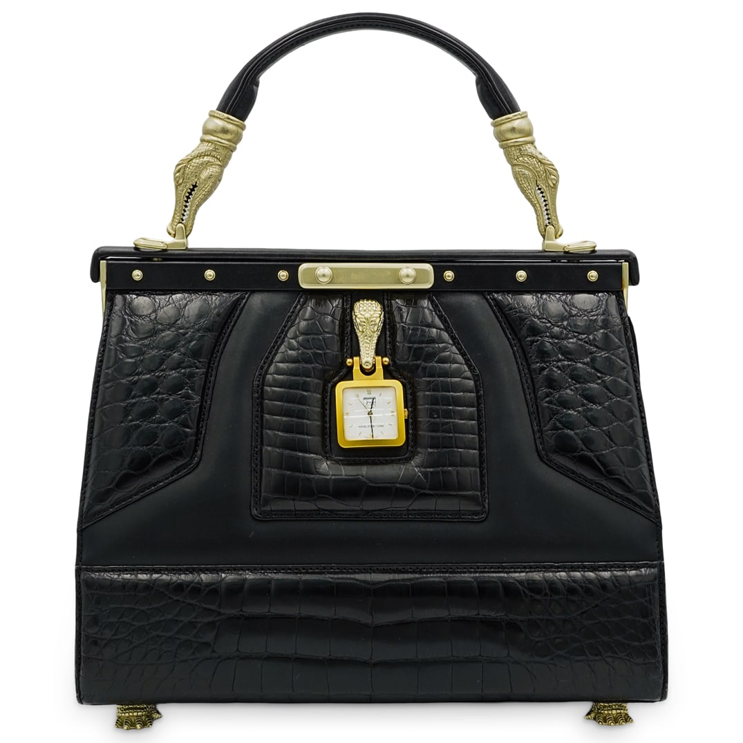 Kieselstein-Cord Alligator Trophy Bag In Croc (1 of 9)