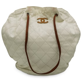 Chanel Cocomark Drawstring Tote