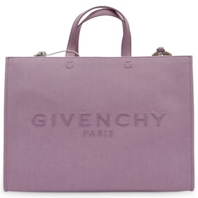Givenchy Logo Embroidered Top Handle Tote