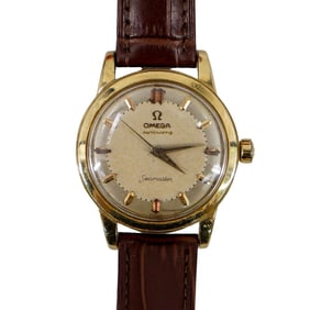 Omega 14k Gold Seamaster Watch