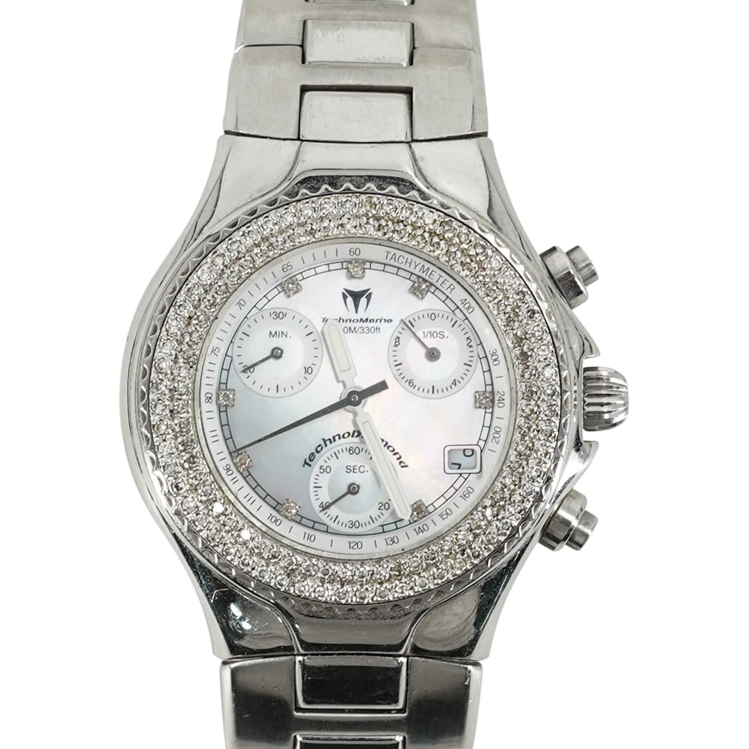 Technomarine Stainless and Diamond Ladies Watch (1 of 6)