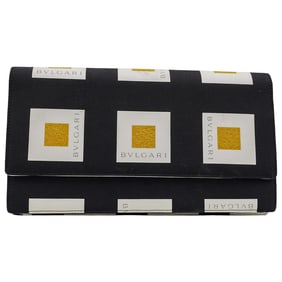 Vintage Bvlgari Printed Silk Clutch Bag