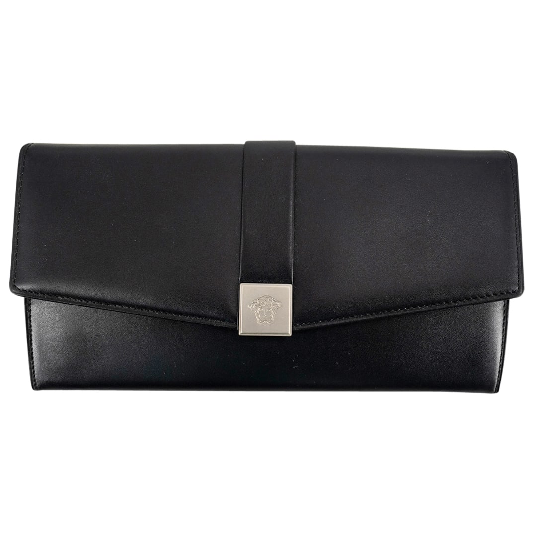 Versace Black Leather Wallet (1 of 5)