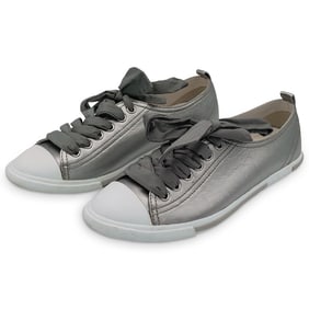 Prada 'Calzature Donna' Metallic Shoes (36 1/2)