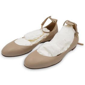Valentino Tan Ballerina Leather Flats (36 1/2)