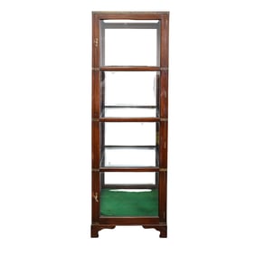 Vintage Ralph Lauren Wood & Glass Vitrine