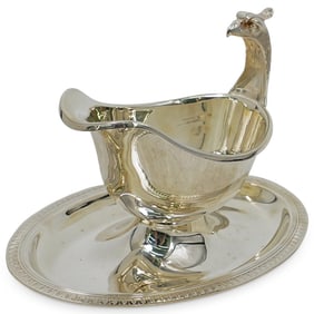 Christofle Silver Plate 'Malmaison' Gravy Boat