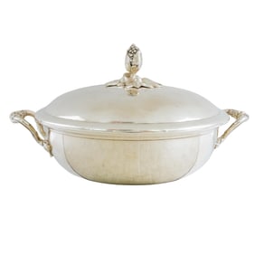 Christofle Silver Plate Covered Vegetable Dish