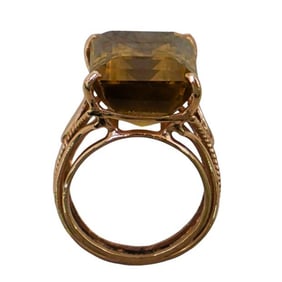 14K Gold Topaz Ring