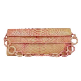 Nancy Gonzalez Genuine Python Clutch