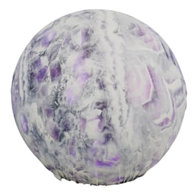 Baleri Italia Tato Marbled Ottoman Pouf
