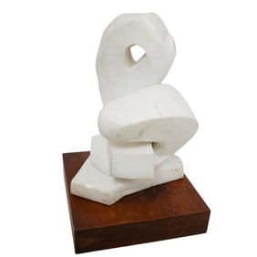 J. Wallace Kelly (American, 1894-1976) Carved Alabaster Sculpture