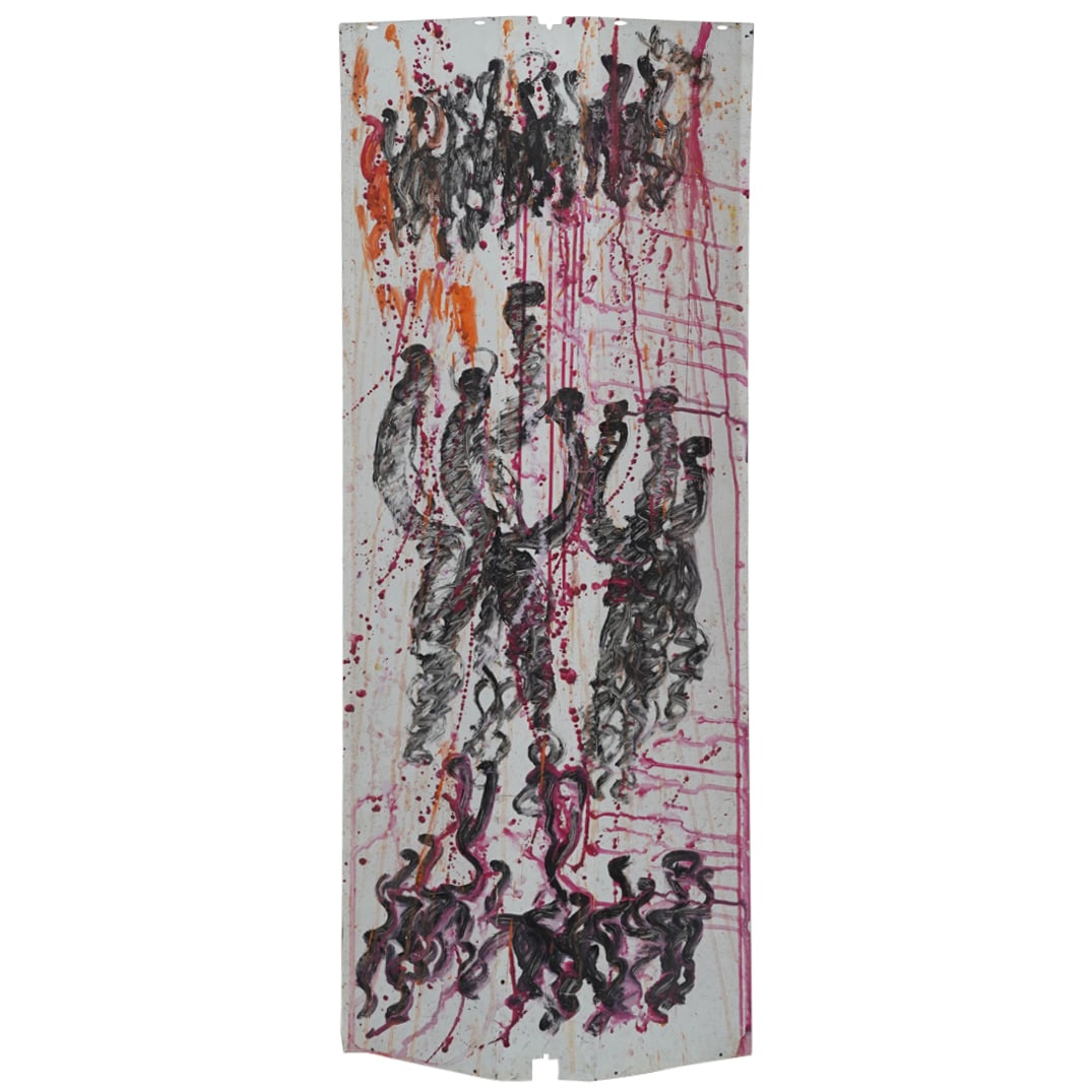 Purvis Young Mixed Media Painting (1 of 6)