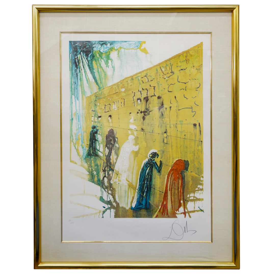 Salvador Dali (Spanish, 1904-1989) "The Wailing Wall" Lithograph (1 of 4)