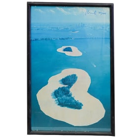 Christo and Jeanne-Claude "Surrounded Islands" Photograph (Reprint)