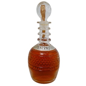 Tiffany Decanter and 1776 Seagram's Premium American Whiskey