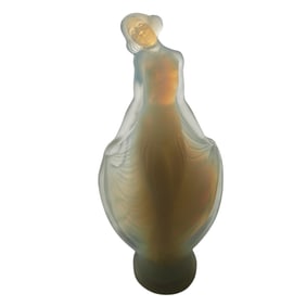 Lucille Sevin Art Deco Opalescent Glass Sculpture