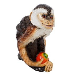 Large Ceramic Monkey Sculpture