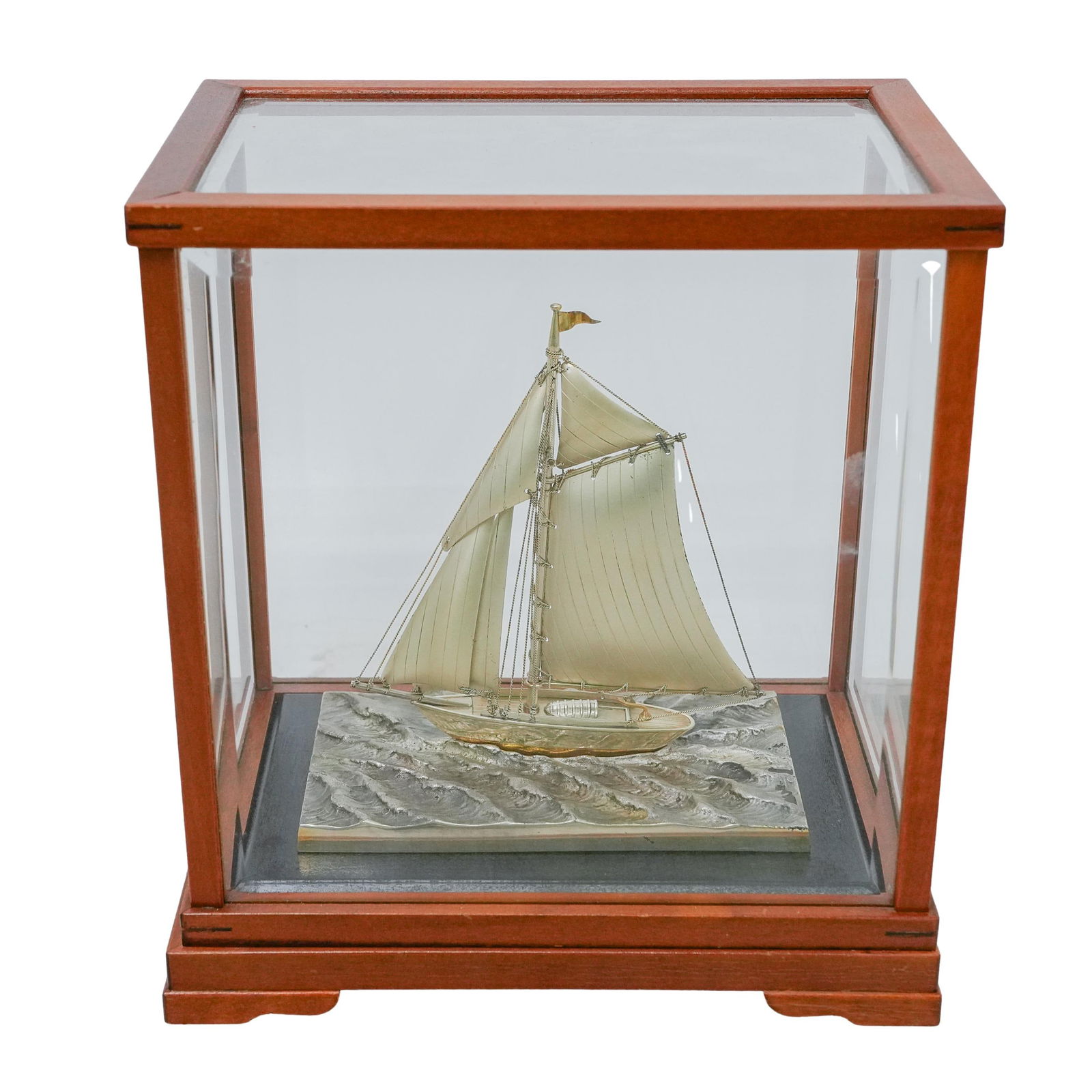 Silver Japanese Sailing Ship (1 of 7)