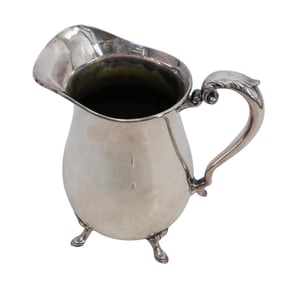Crescent Silver-Plated Pitcher