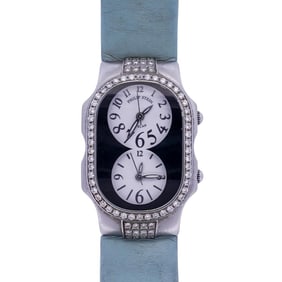 Philip Stein Teslar Watch Dual-Time Zone