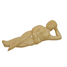 Antique Chinese Carved Bone Medical Doll