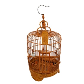 Asian Bamboo Bird Cage