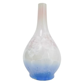 Chinese Porcelain Bud Form Vase in Pastels