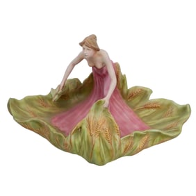 Austrian Porcelain Figural Bowl