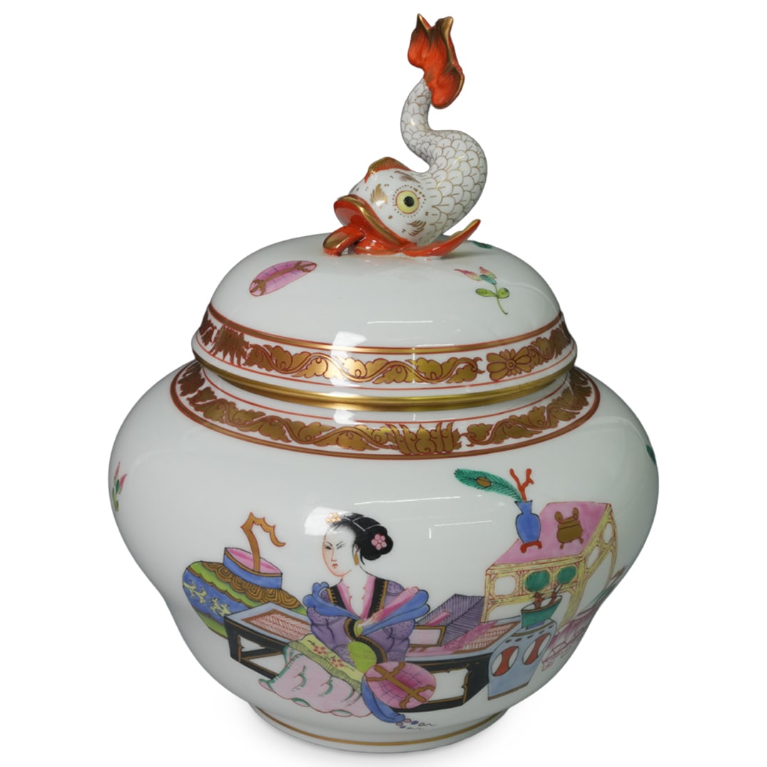 Herend Porcelain Urn (1 of 4)